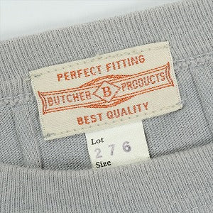 At Last ＆ Co アットラスト/BUTCHER PRODUCTS ブッチャープロダクツ RIB TEE LIGHT GREY Tシャツ 灰 Size 【44】 【中古品-良い】 20826189