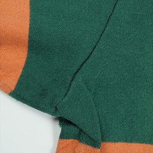 At Last ＆ Co アットラスト/BUTCHER PRODUCTS ブッチャープロダクツ BORDER TEE L-S GREEN/ORANGE ロンT 緑 Size 【38】 【中古品-良い】 20826191