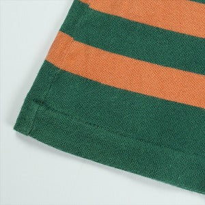 At Last ＆ Co アットラスト/BUTCHER PRODUCTS ブッチャープロダクツ BORDER TEE L-S GREEN/ORANGE ロンT 緑 Size 【38】 【中古品-良い】 20826191
