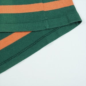 At Last ＆ Co アットラスト/BUTCHER PRODUCTS ブッチャープロダクツ BORDER TEE L-S GREEN/ORANGE ロンT 緑 Size 【38】 【中古品-良い】 20826191