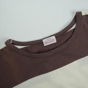 At Last ＆ Co アットラスト/BUTCHER PRODUCTS ブッチャープロダクツ WIDE BORDER TEE L-S ロンT 茶 Size 【40】 【中古品-良い】 20826192