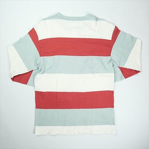 At Last ＆ Co アットラスト/BUTCHER PRODUCTS ブッチャープロダクツ WIDE BORDER TEE L-S ロンT 白赤 Size 【40】 【中古品-良い】 20826193