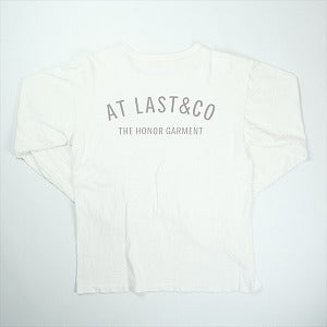 At Last ＆ Co アットラスト/BUTCHER PRODUCTS ブッチャープロダクツ POCKET TEE L-S PRINT ロンT 白 Size 【40】 【中古品-良い】 20826195