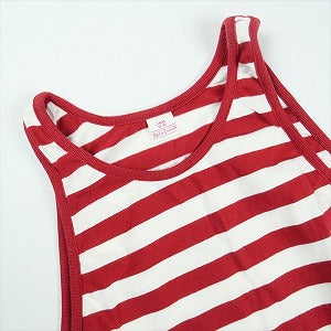 At Last ＆ Co アットラスト/BUTCHER PRODUCTS ブッチャープロダクツ TANK TOP WHITE-RED タンクトップ 白赤 Size 【L】 【中古品-良い】 20826199