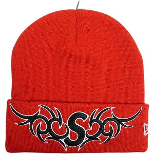 SUPREME シュプリーム 25FW New Era Tribal S Logo Beanie Red ビーニー 赤 Size 【フリー】 【新古品・未使用品】 20826211