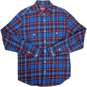 SUPREME シュプリーム 09AW Prep Flannel Plaid Shirt 長袖シャツ 赤 Size 【L】 【中古品-非常に良い】 20826215