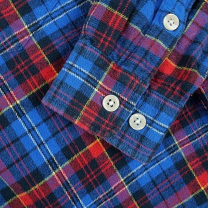 SUPREME シュプリーム 09AW Prep Flannel Plaid Shirt 長袖シャツ 赤 Size 【L】 【中古品-非常に良い】 20826215