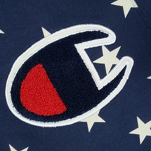 SUPREME シュプリーム ×Champion 12AW Stars Crewneck クルーネックスウェット 紺 Size 【L】 【中古品-非常に良い】 20826216