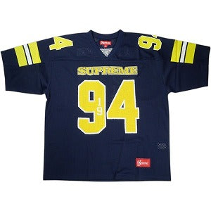 SUPREME シュプリーム 25FW Sequin Football Jersey Navy フットボールジャージ 紺 Size 【L】 【新古品・未使用品】 20826227