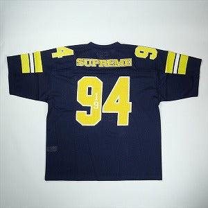 SUPREME シュプリーム 25FW Sequin Football Jersey Navy フットボールジャージ 紺 Size 【L】 【新古品・未使用品】 20826227