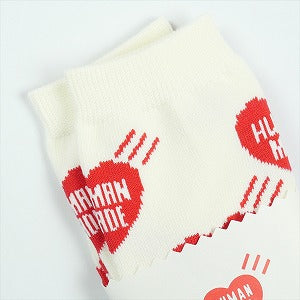 HUMAN MADE ヒューマンメイド 25AW HEART SOCKS WHITE HM30GD060 ソックス 白 Size 【L】 【新古品・未使用品】 20826232