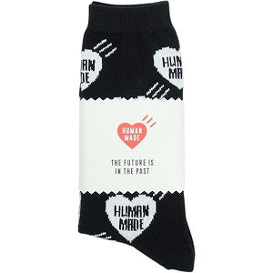 HUMAN MADE ヒューマンメイド 25AW HEART SOCKS BLACK HM30GD060 ソックス 黒 Size 【L】 【新古品・未使用品】 20826238