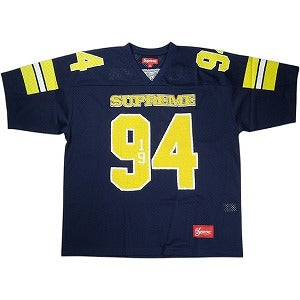 SUPREME シュプリーム 25FW Sequin Football Jersey Navy フットボールジャージ 紺 Size 【M】 【新古品・未使用品】 20826242