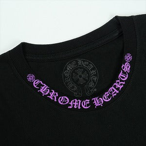 CHROME HEARTS クロム・ハーツ NECK LOGO POCKET L/S TEE BLACK/PINK ロンT 黒 Size 【M】 【新古品・未使用品】 20826244