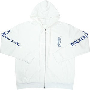 CHROME HEARTS クロム・ハーツ VRCT FULL ZIP HOODIE WHITE/BLUE ジップパーカー 白青 Size 【XXL】 【新古品・未使用品】 20826246