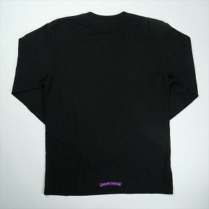 CHROME HEARTS クロム・ハーツ NECK LOGO POCKET L/S TEE BLACK/PINK ロンT 黒 Size 【L】 【新古品・未使用品】 20826247