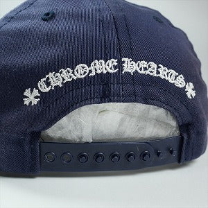 CHROME HEARTS クロム・ハーツ HAT 5 PNL CAP BSBL NAVY/WHITE ベースボールキャップ 紺 Size 【フリー】 【中古品-良い】 20826251