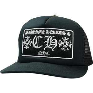 CHROME HEARTS クロム・ハーツ NYC TRUCKER CAP BLACK ニューヨーク限定メッシュキャップ 黒 Size 【フリー】 【中古品-良い】 20826252