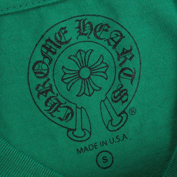 CHROME HEARTS クロム・ハーツ CEMETERY CROSS LS TEE GREEN ロンT 緑 Size 【S】 【中古品-ほぼ新品】 20826327