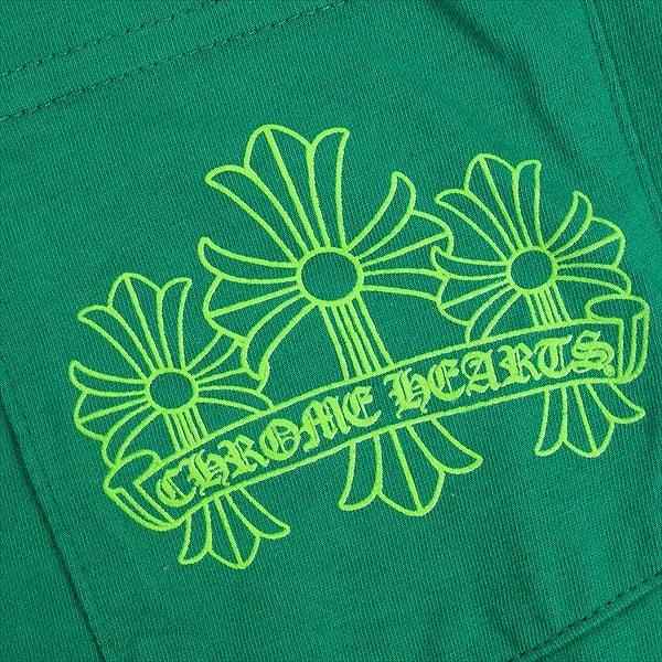 CHROME HEARTS クロム・ハーツ CEMETERY CROSS LS TEE GREEN ロンT 緑 Size 【S】 【中古品-ほぼ新品】 20826327