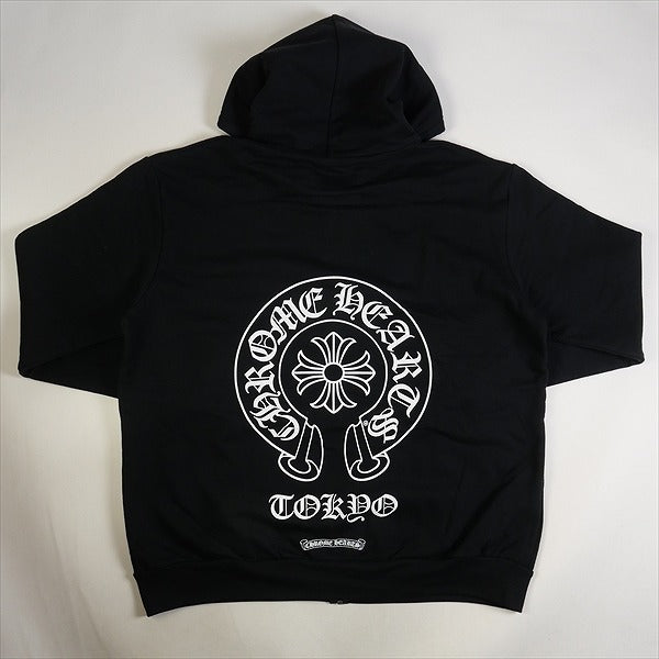CHROME HEARTS クロム・ハーツ Tokyo Horseshoe FLC Zip Hoodie 東京限定ジップパーカー 黒 Size 【L】 【新古品・未使用品】 20826332
