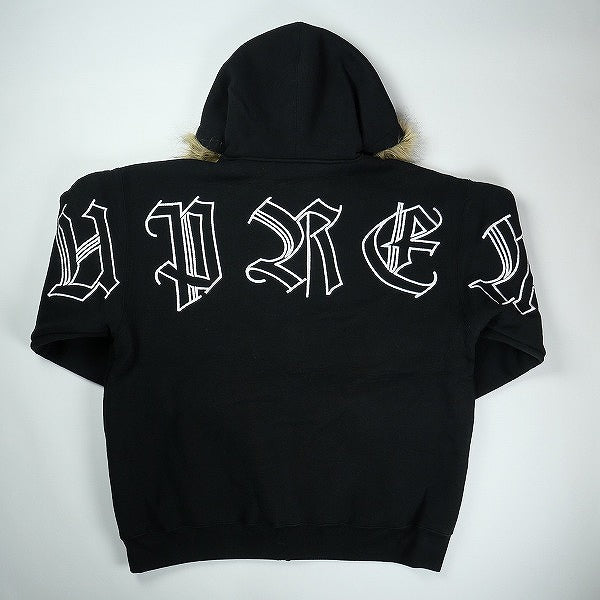 SUPREME シュプリーム 25FW Faux Fur Zip Up Hooded Sweatshirt Black ジップパーカー 黒 Size 【M】 【新古品・未使用品】 20826335