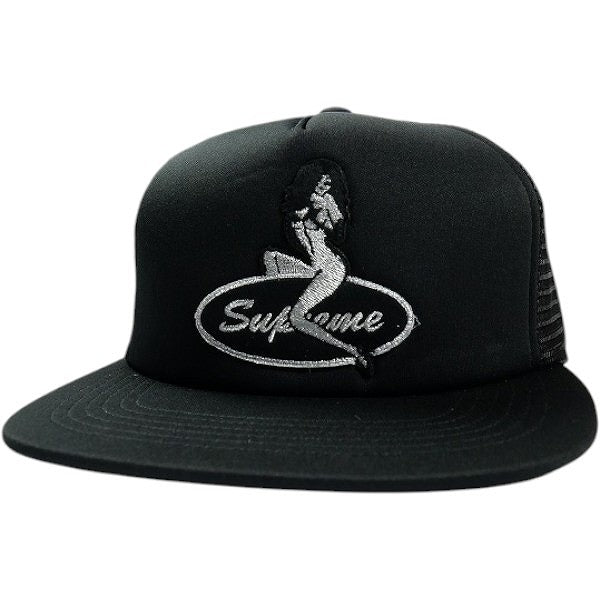 SUPREME シュプリーム 25FW Pinup Mesh Back 5-Panel Black メッシュキャップ 黒 Size 【フリー】 【新古品・未使用品】 20826337