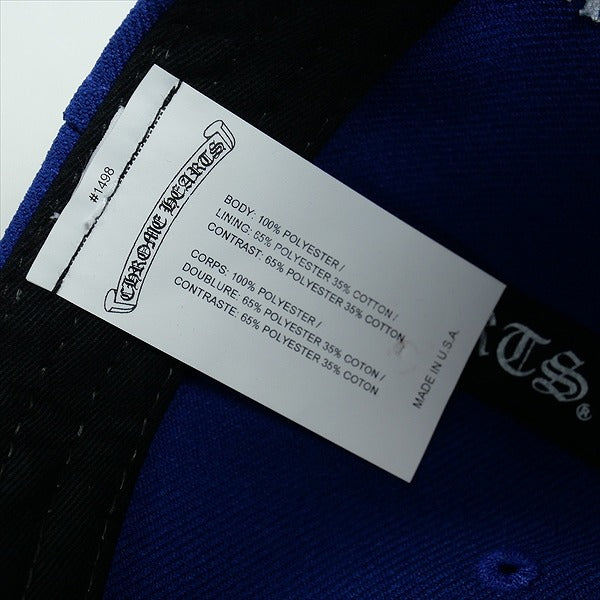 CHROME HEARTS クロム・ハーツ HAT 5 PNL CAP BSBL ROYAL BLUE キャップ 青 Size 【フリー】 【新古品・未使用品】 20826339
