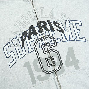 SUPREME シュプリーム ×MM6 Maison Margiela 24SS Zip Up Hooded Sweatshirt Ash Grey ジップパーカー 薄灰 Size 【XL】 【新古品・未使用品】 20826353