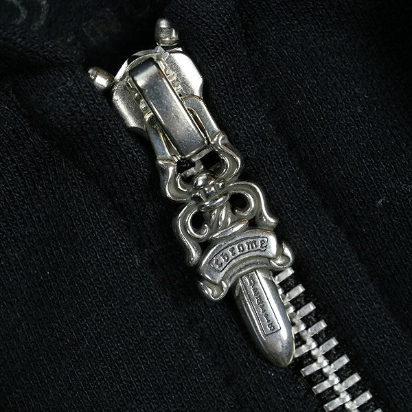 CHROME HEARTS クロム・ハーツ VRCT FULL ZIP HOODIE BLACK/WHITE ジップパーカー 黒 Size 【L】 【新古品・未使用品】 20826356