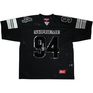 SUPREME シュプリーム 25FW Sequin Football Jersey Black フットボールジャージ 黒 Size 【XL】 【中古品-ほぼ新品】 20826568
