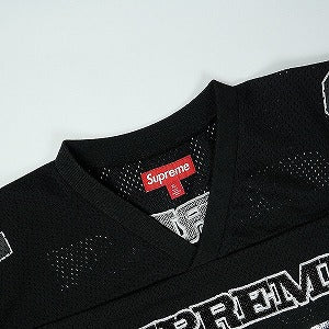 SUPREME シュプリーム 25FW Sequin Football Jersey Black フットボールジャージ 黒 Size 【XL】 【中古品-ほぼ新品】 20826568