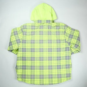 SUPREME シュプリーム ×Dickies 25FW Lined Zip Up Hooded Flannel Shirt Fluorescent Green 長袖シャツ 黄 Size 【XL】 【中古品-ほぼ新品】 20826570