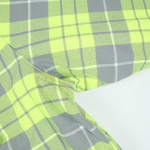 SUPREME シュプリーム ×Dickies 25FW Lined Zip Up Hooded Flannel Shirt Fluorescent Green 長袖シャツ 黄 Size 【XL】 【中古品-ほぼ新品】 20826570