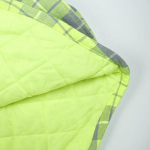 SUPREME シュプリーム ×Dickies 25FW Lined Zip Up Hooded Flannel Shirt Fluorescent Green 長袖シャツ 黄 Size 【XL】 【中古品-ほぼ新品】 20826570