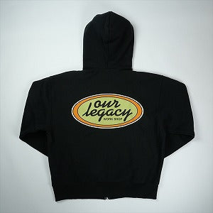 STUSSY ステューシー ×Our Legacy Work Shop 25FW OL OVAL ZIP HOOD BLACK ジップパーカー 黒 Size 【S】 【新古品・未使用品】 20826578