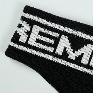 SUPREME シュプリーム 25FW Contrast Logo Headband Black ヘッドバンド 黒 Size 【フリー】 【新古品・未使用品】 20826588