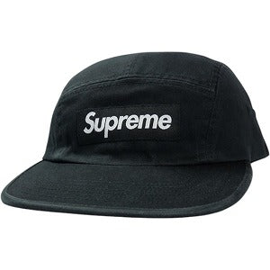 SUPREME シュプリーム 25FW Washed Chino Twill Camp Cap Black
