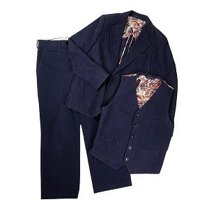 TENDERLOIN テンダーロイン ×THE STYLIST JAPAN MOLESKIN 3P スリーピース セットアップ 紺 Size 【S】 【中古品-良い】 20826591