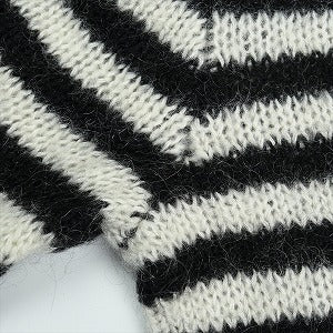 SUPREME シュプリーム 19AW Stripe Mohair Sweater モヘアセーター 白黒 Size 【M】 【中古品-良い】 20826677