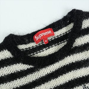SUPREME シュプリーム 19AW Stripe Mohair Sweater モヘアセーター 白黒 Size 【M】 【中古品-良い】 20826677