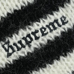 SUPREME シュプリーム 19AW Stripe Mohair Sweater モヘアセーター 白黒 Size 【M】 【中古品-良い】 20826677