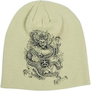 STUSSY ステューシー 25FW SKULLCAP DRAGON PRINT Stone ビーニー ナチュラル Size 【フリー】 【新古品・未使用品】 20826679