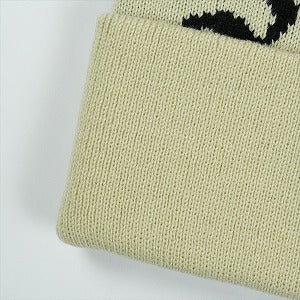 STUSSY ステューシー 25FW CUFF BEANIE OLD ENGLISH Stone ビーニー ナチュラル Size 【フリー】 【新古品・未使用品】 20826683