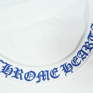 CHROME HEARTS クロム・ハーツ NECK LOGO SS T-SHIRT WHITE/BLUE Tシャツ 白青 Size 【XL】 【新古品・未使用品】 20826729