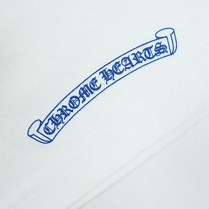 CHROME HEARTS クロム・ハーツ NECK LOGO SS T-SHIRT WHITE/BLUE Tシャツ 白青 Size 【XL】 【新古品・未使用品】 20826729
