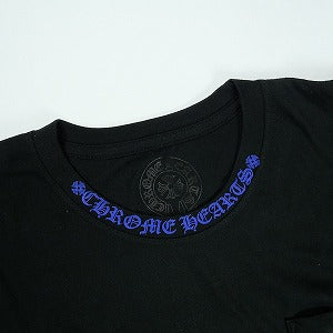 CHROME HEARTS クロム・ハーツ NECK LOGO POCKET L/S TEE BLACK/DGR BLUE ロンT 黒青 Size 【XL】 【新古品・未使用品】 20826730