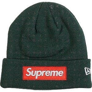 SUPREME シュプリーム 22AW New Era Box Logo Beanie Dark Pine ボックスロゴビーニー 緑 Size 【フリー】 【新古品・未使用品】 20826749