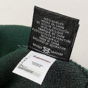 SUPREME シュプリーム 22AW New Era Box Logo Beanie Dark Pine ボックスロゴビーニー 緑 Size 【フリー】 【新古品・未使用品】 20826749