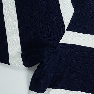 SUPREME シュプリーム 25SS Cursive Polo Navy Stripe Navy Stripe 半袖ポロシャツ 紺 Size 【XL】 【新古品・未使用品】 20826751